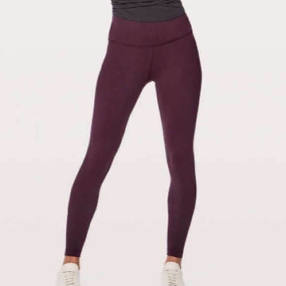 High Rise Lululemon Wunder Under Leggings